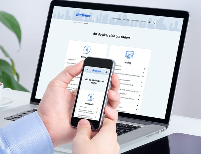 Webshop med salg af radonmålinger - Overskud før skat på 251.000 kr.