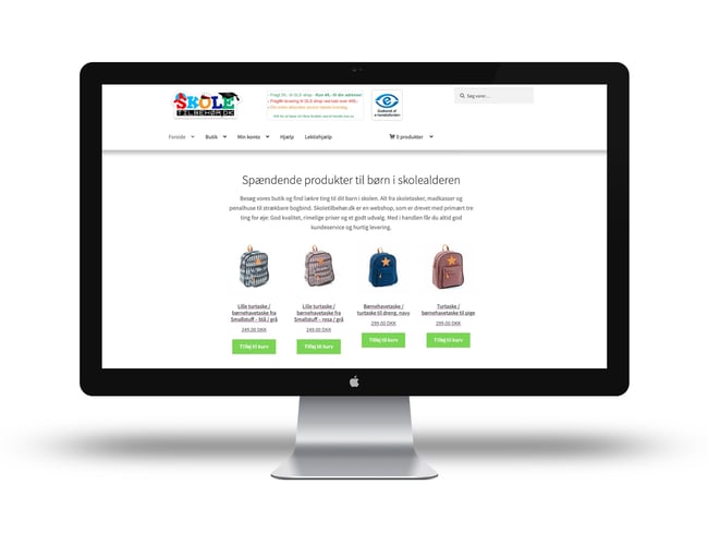 Skoletilbehoer.dk - Velkørende webshop med skoleting. - Omsætning i 2018: 503.830 kr.