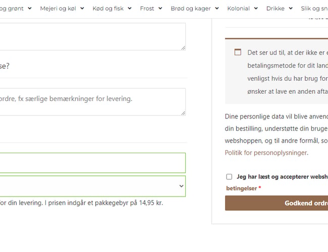 Dagligvare Webshop - salg af  Asiatisk, arabisk, indisk, tyrkisk, pakistansk - Omsætning: 80.000 kr.