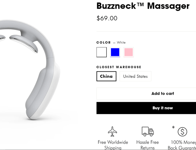 Buzzneck.com - Smart halsmassage - Ny tendens