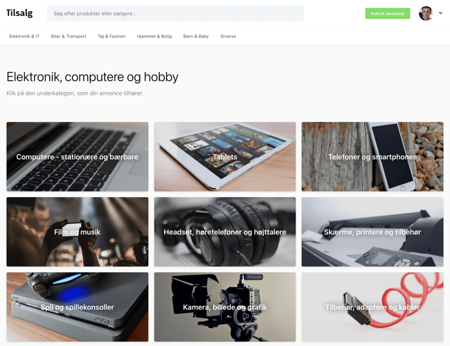 Tilsalg.dk - Secondhand markedsplads med værdifuldt domænenavn til salg