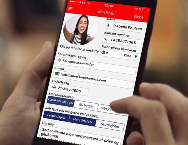 App-baseret jobportal med stort indtjeningspotentiale! Ny Pris!