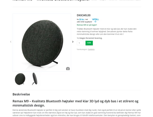 Dingadget.dk webshop med 280% vækst i 2019 og 950.000 i omsætning. 