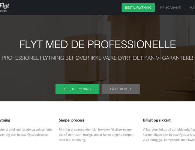 Discountflyt.dk - Flyttefirma med hjælp til omsætning fra dag 1.