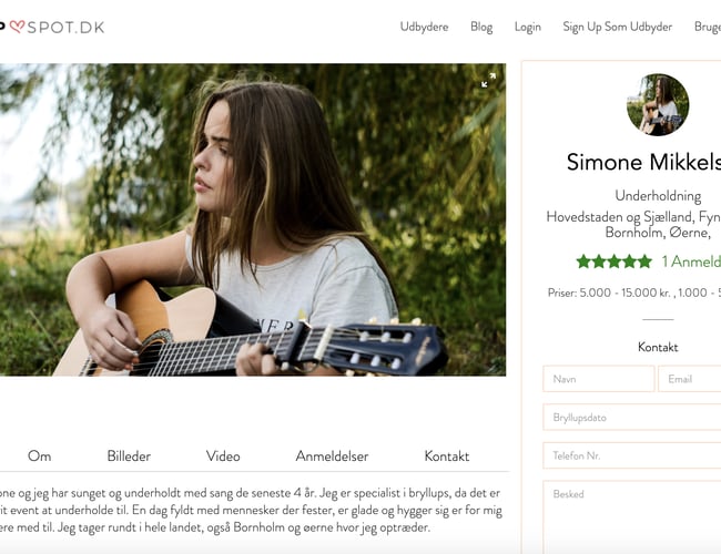 Markedsplads for Bryllups Leverandører og Brudepar
