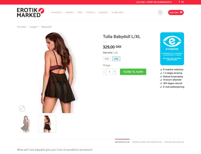 Automatiseret sexlegetøjs webshop med høj fortjeneste og god kvalitet