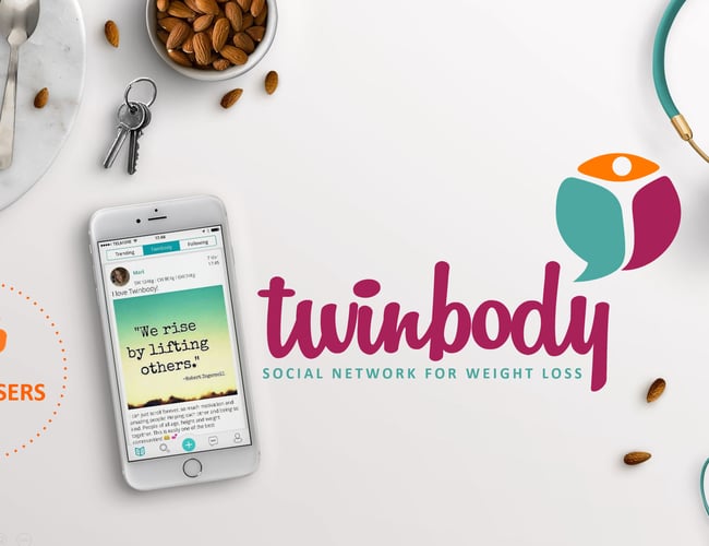 Twinbody: App / socialt medie for vægttab med +290.000 registrerede brugere