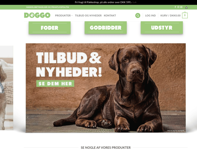 Doggo.dk - Webshop i vækst med salg af hunde udstyr og foder 