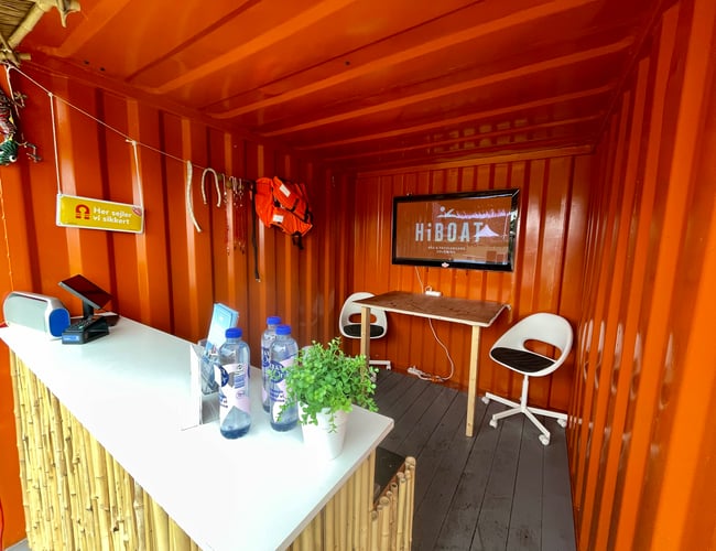 Butik / Koncept med Båd & Paddleboard udlejning