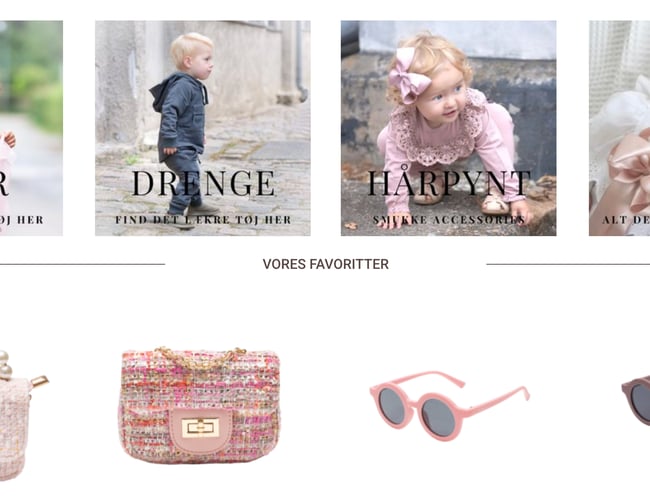 Etableret børnewebshop til salg – LittleWonders.dk med 10 års drift