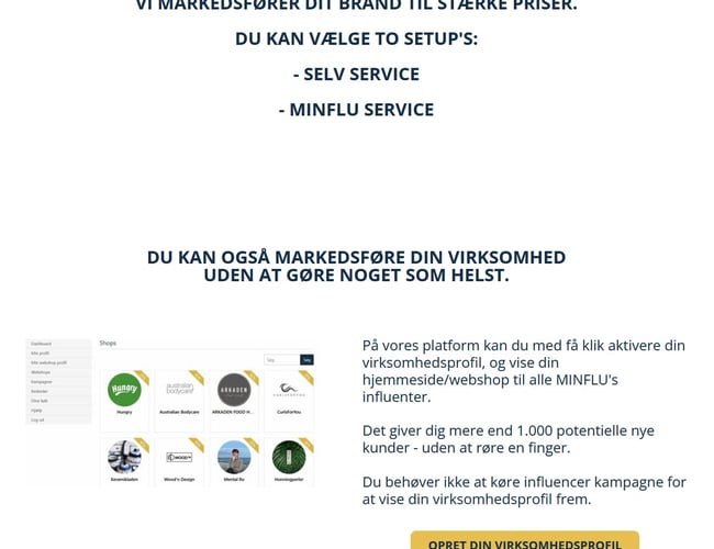 Dansk Influencer Marketing platform