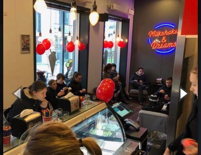 Is og sandwich forretning