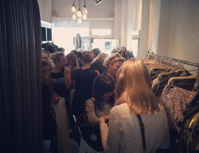 Profitabel designerbutik på godt strøg i København