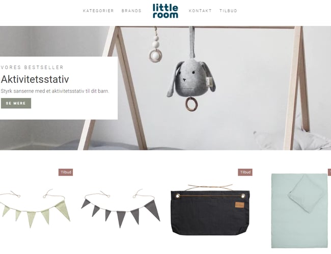 Babybrand med webshop og varemærke