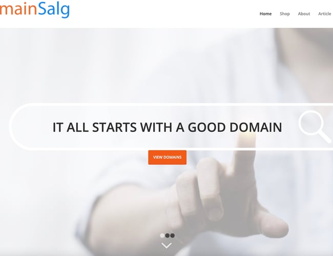 Danmarks største domæne site sælges - Salg af unikke domæner 