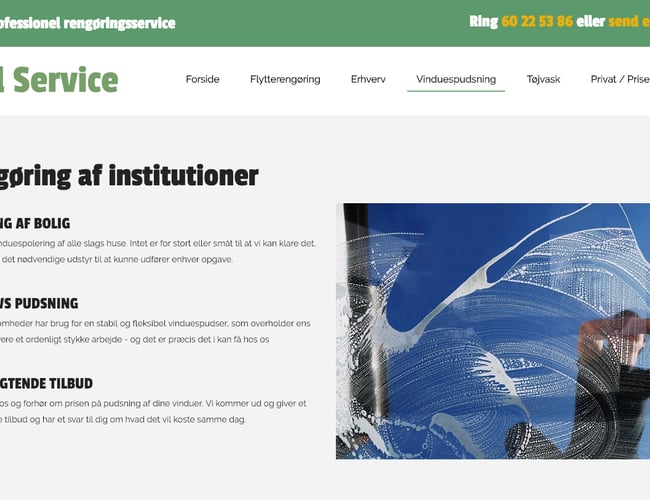 Zelservice.dk - Rengøring med kontor og egne produkter - Overskuddet ligger på ca. 235.000 kr.