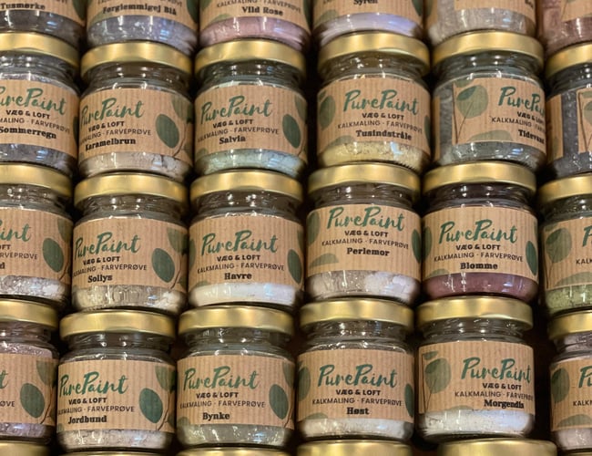 PurePaint Naturmaling -  smukke og unikke vægfarver 