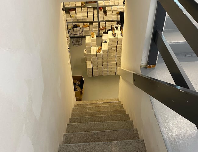 Skobutik ved Nørreport - Fiolstræde har dagligt et flow på omkr. 8000 passerende om dagen