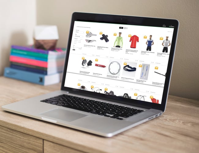 Webshop med salg af cykeludstyr  - Organisk omsætning 765.000,- kr. (2017) 