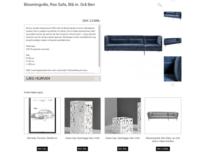 decoristen.dk - Lækker interiørwebshop med forhandleraftaler med godt 30 brands