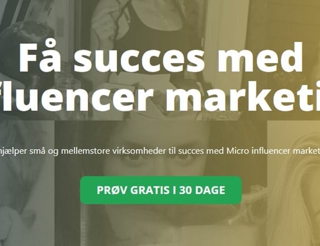 Dansk Influencer marketing platform