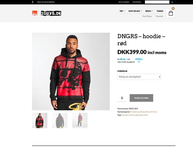 2guys.dk - Webshop med tøj for unge indenfor Streetwear og tilbehør