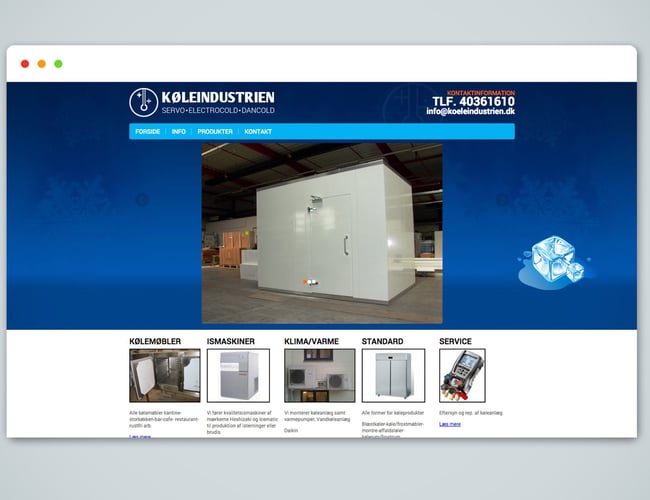Koeleindustrien.dk - Servicevirksomhed indenfor køleindustrien - Overskud mellem 50.000 til 100.000. kr. 