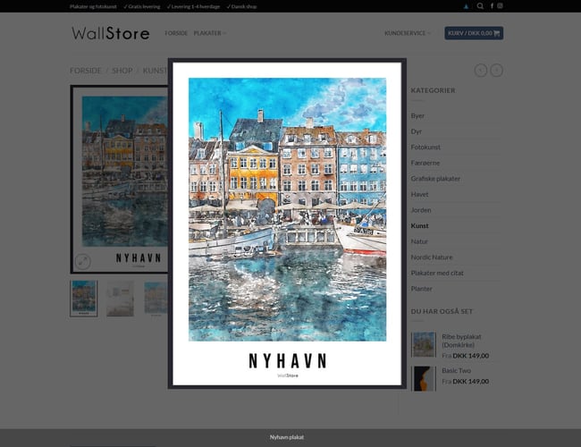 WallStore - Dansk plakatwebshop med stort potentiale