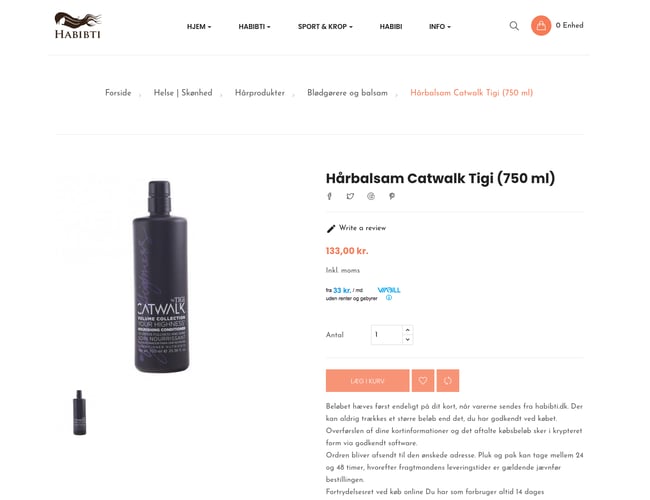 Webshop med alt til kvinder  - Koblet på en gigantisk dropshipping aftale.