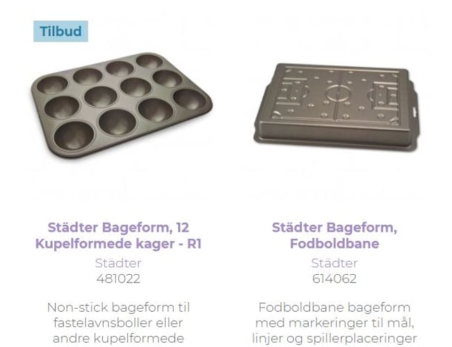 Kendt webshop med salg af bageartikler til både private og professionelle