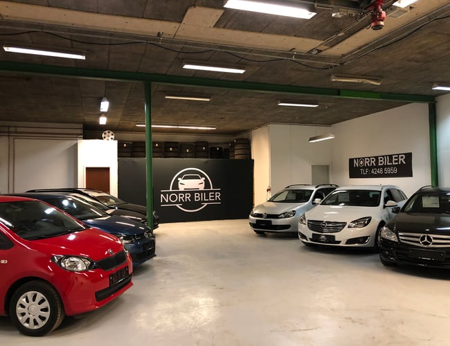 Norr Biler - Brugte biler i topklasse - Solgt 50 biler på 12 mdr - 240 kvm indendørs lokale