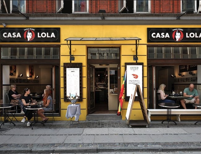 Tapashuset - 50m fra Rådhuspladsen i København, Restaurant i 2 etager - Overskud på 1.000.000 kr.