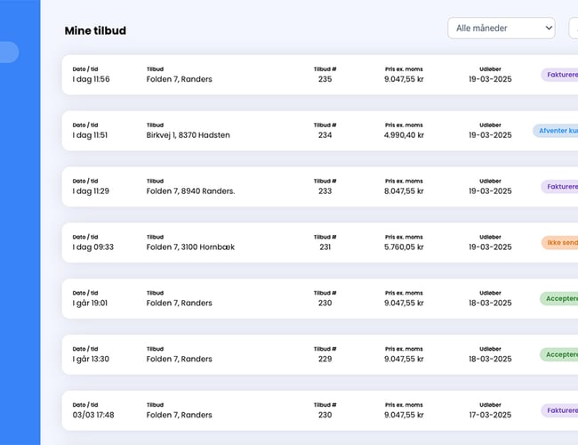 notequote.dk - AI drevet SaaS platfrom som forvandler noter og forespørgsler til tilbud og fakturaer på sekunder! 100% automatiseret - 700 udviklingstimer!