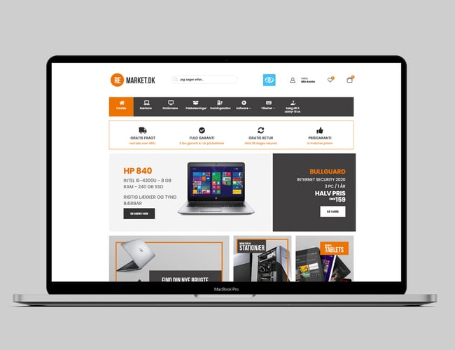 Webshop med 1,1 million i omsætning - Salg af brugte computere og tilbehør