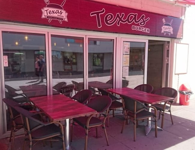 Texas Burger til salg på Albertslund Bytorv