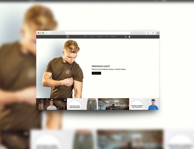 Thebodyfactory.dk - Webshop med Træningstøj til mænd og godt kundekartotek - Omsætning 1.100.000 kr. 
