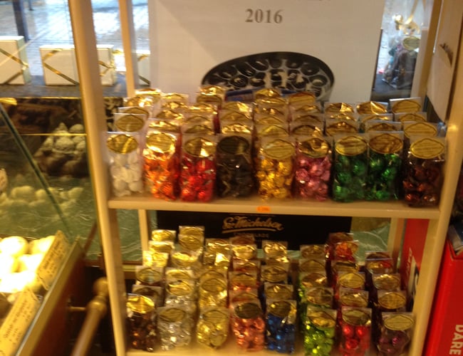 Chokoladebutik m. eksklusivt håndlavet chokolade - Overskud på mellem 350.000-500.000 kr. om året.