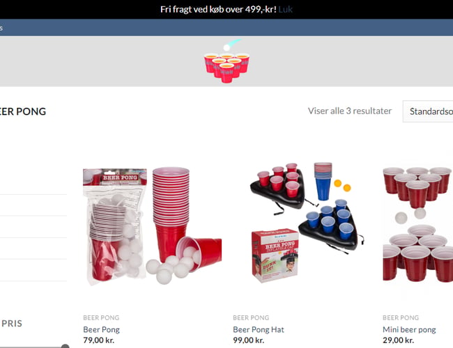 Webshop Den Fulde Kop - Trustpilot på 4,4 stjerner. - Festtilbehør til enhver fest