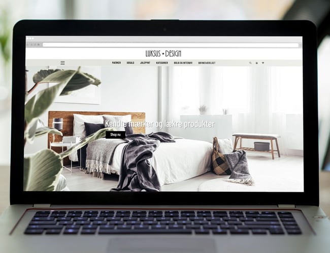 Luksus.design - Webshop med interiør - Omsætning ca. 300.000 kr.