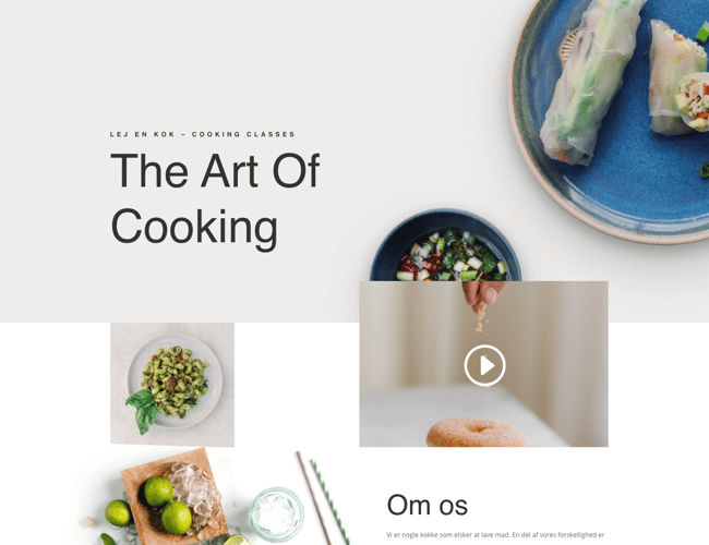 Lejenkok.dk - hjemmesiden er bygget i WP og DIVI 