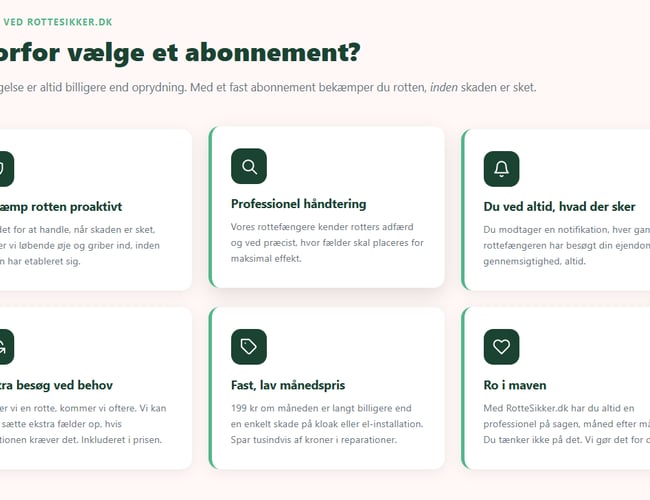 Abonnementsvirksomhed - Rottefænger