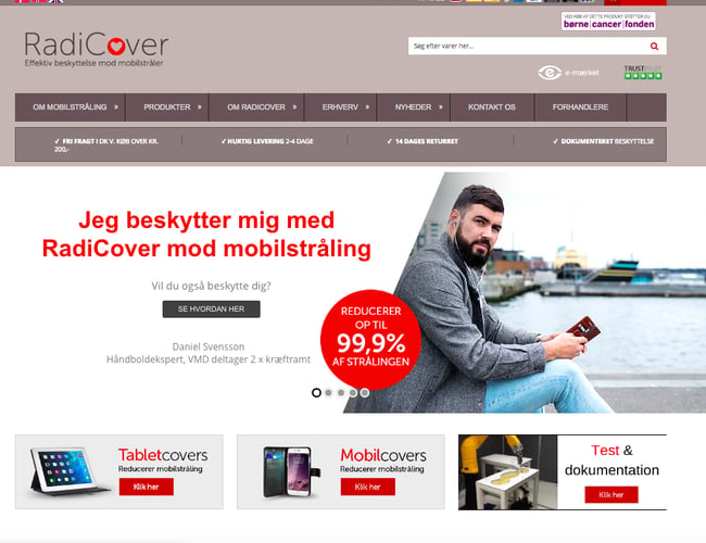 Radicover.dk - Unikt etableret niche-brand inkl. webshop med stort internationalt potentiale