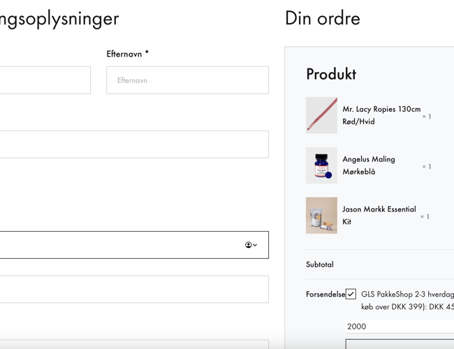 5*stjernet webshop med sneaker accessories og velkendt navn