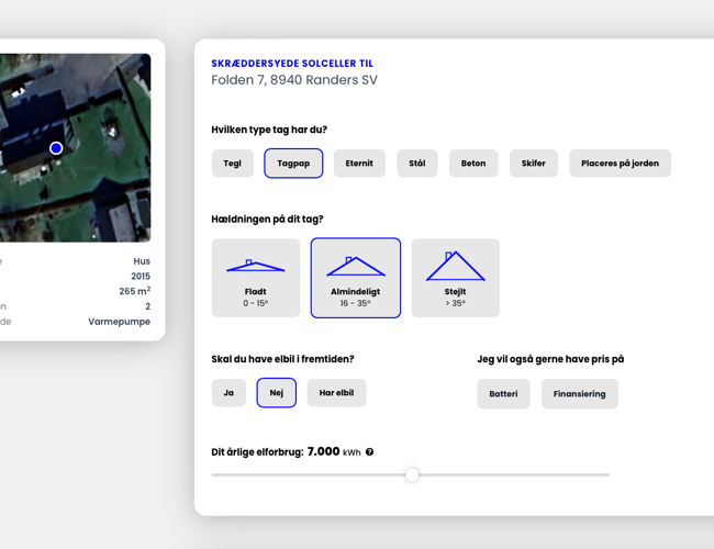 solcellepris.dk - formidling af tilbud mellem boligejere og solcelleleverandører. 100% automatiseret platform, som skaffer og sælger leads til leverandører i branchen. Ca. 600 udviklingstimer!
