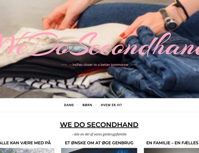 WE DO SECONDHAND