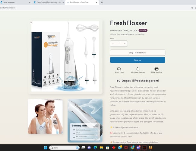 FreshFlosser | Dropshipping | EU leverandør med 2-4 dages levering