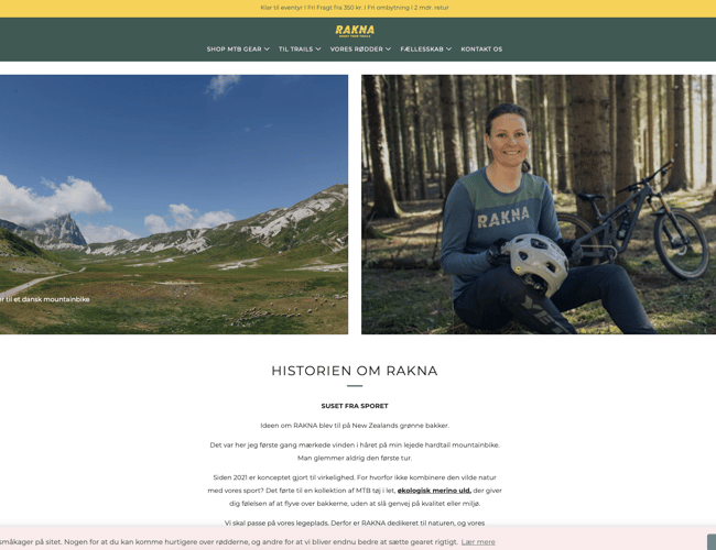 Danmarks (måske) første mountainbike tøjbrand