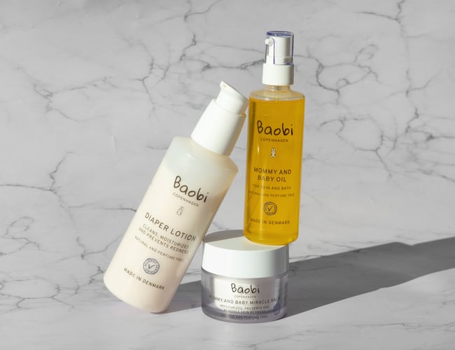 Certificeret baby og mødre hudprodukt virksomhed 