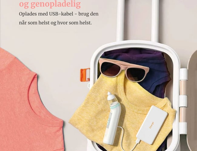 Webshop med babyudstyr - stort potentiale og mulighed for høj avance - Elektrisk næsesuger med eget brand