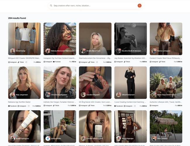 Influencer/Creator Marketing platform - Skalerbar SaaS-løsning
